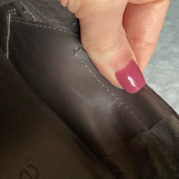 Vince Barron Suede Sport Slip-On Sneaker Charcoal Gray Unisex EU Sz 39 - Picture 10 of 14